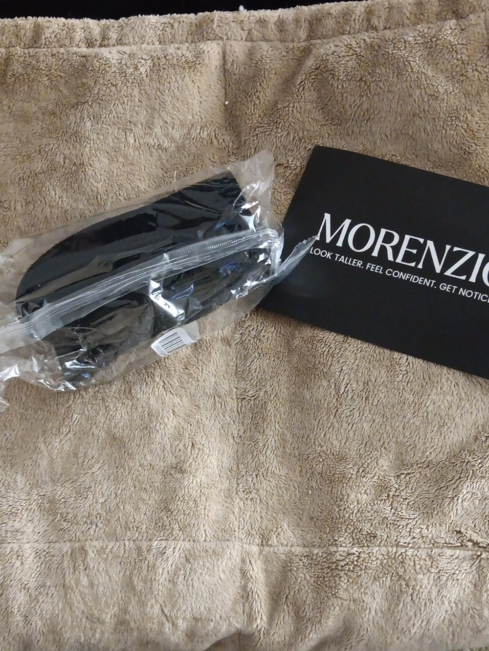 Black Men’s Height Insole Shoe Inserts